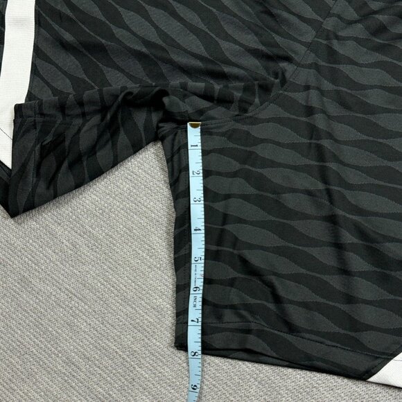 Nike Dri Fit Mens Black Gray Activewear Shorts Elastic Drawstring Waist Size XXL - Picture 8 of 9